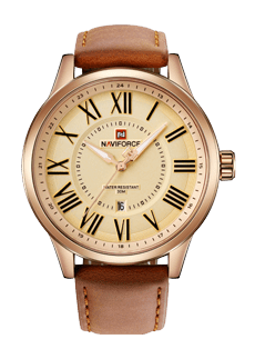 Top Luxury Brand Leather Watch Business Wristwatch